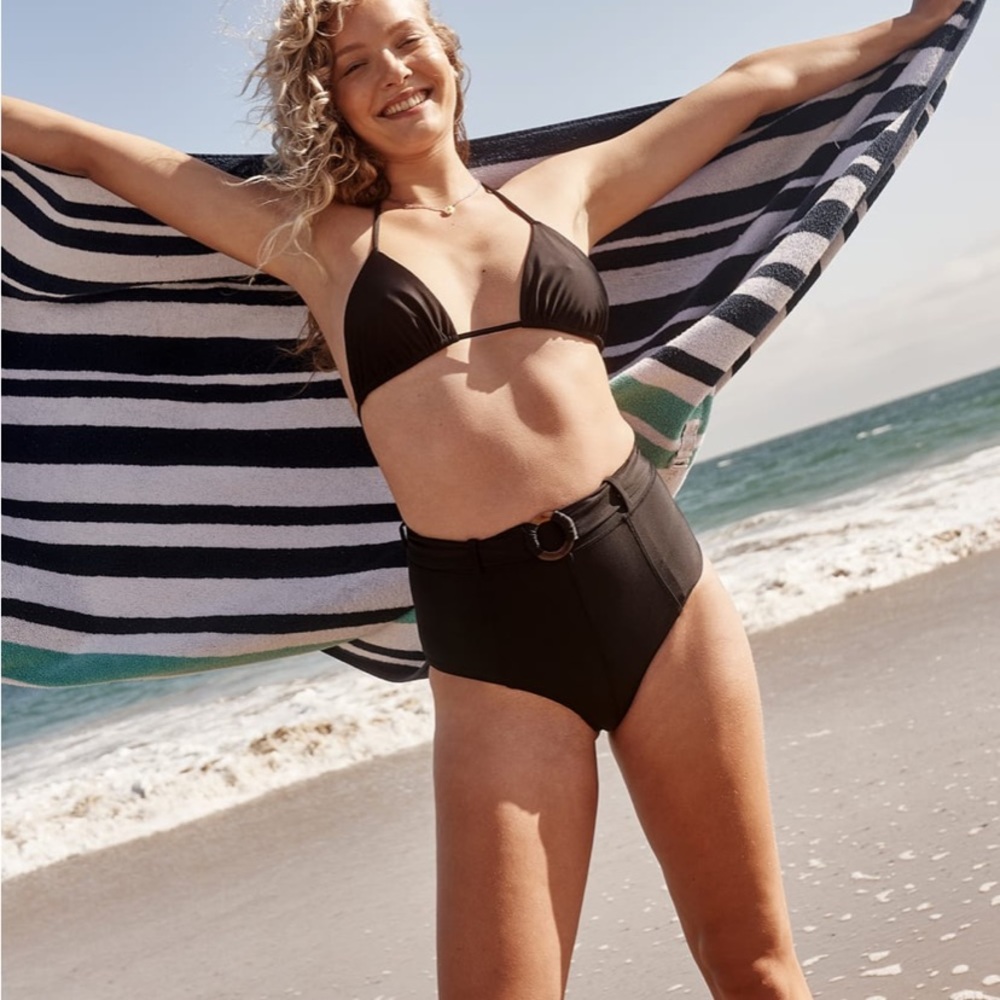 Reformation Litchi Belted Bikini Bottom